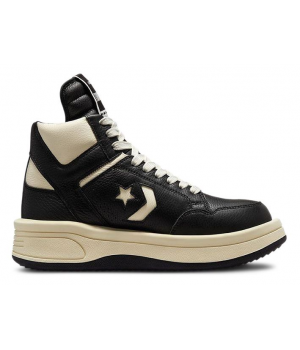 Rick Owens x Converse Turbodrk Black Cloud Cream