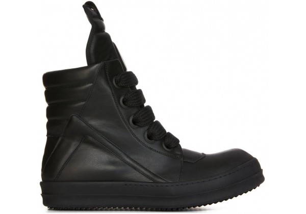 Converse x Rick Owens Lido Jumbo Laced Geobasket High Total Black