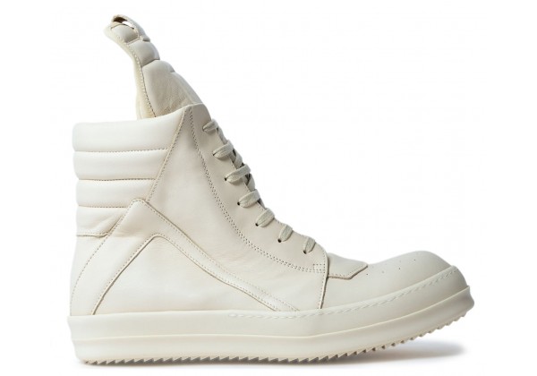 Converse x Rick Owens Lido Jumbo Laced Geobasket High Total Milk