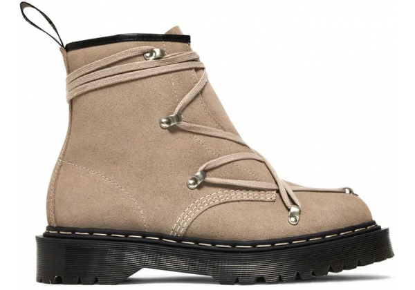 Ботинки Dr. Martens 1460 x Rick Owens x 1460 Bex Suede Boot Light Taupe