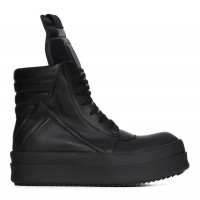 Rick Owens Mega Bumper Geobasket Sneaker Total Black