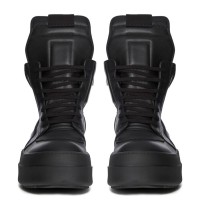 Rick Owens Mega Bumper Geobasket Sneaker Total Black
