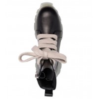 Rick Owens Black Clear Temple Jumbolace Army Bozo Tractor Boots