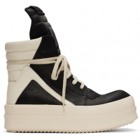 Rick Owens Mega Bumper Geobasket Sneaker Black Milk