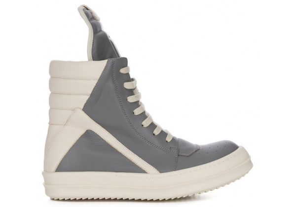 Converse x Rick Owens Lido Jumbo Laced Geobasket High Grey Milk