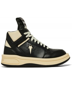 Rick Owens x Converse DRKSHDW TURBOWPN Mid Black Cloud Cream