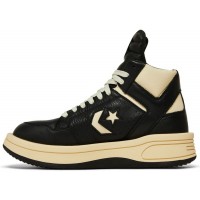 Rick Owens x Converse DRKSHDW TURBOWPN Mid Black Cloud Cream