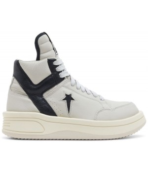 Rick Owens x Converse DRKSHDW TURBOWPN Mid Oyster Black