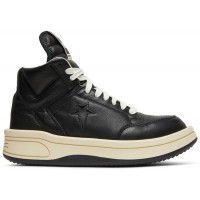 Rick Owens x Converse DRKSHDW TURBOWPN Mid Black Cream